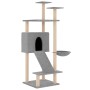 Cat scratching post with light gray sisal posts 153 cm by vidaXL, Cat furniture - Ref: Foro24-171751, Price: 50,20 €, Discoun...