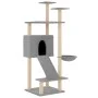 Cat scratching post with light gray sisal posts 153 cm by vidaXL, Cat furniture - Ref: Foro24-171751, Price: 58,30 €, Discoun...