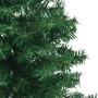 Árbol de Navidad Artificial de Esquina Verde 180 cm PVC y Metal
