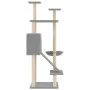 Cat scratching post with light gray sisal posts 153 cm by vidaXL, Cat furniture - Ref: Foro24-171751, Price: 58,30 €, Discoun...