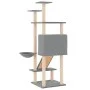 Cat scratching post with light gray sisal posts 153 cm by vidaXL, Cat furniture - Ref: Foro24-171751, Price: 58,30 €, Discoun...