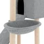 Cat scratching post with light gray sisal posts 153 cm by vidaXL, Cat furniture - Ref: Foro24-171751, Price: 58,30 €, Discoun...
