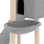 Katzenkratzbaum mit hellgrauen Sisalstämmen, 153 cm von vidaXL, Katzenmöbel - Ref: Foro24-171751, Preis: 50,20 €, Rabatt: %