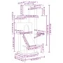 Katzenkratzbaum mit hellgrauen Sisalstämmen, 153 cm von vidaXL, Katzenmöbel - Ref: Foro24-171751, Preis: 56,48 €, Rabatt: %