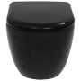 Inodoro de pared de cerámica negro