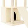 Cat scratching post with cream sisal posts 133 cm by vidaXL, Cat furniture - Ref: Foro24-171756, Price: 66,04 €, Discount: %