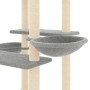 Katzenkratzbaum mit hellgrauen Sisalpfosten 133 cm von vidaXL, Katzenmöbel - Ref: Foro24-171757, Preis: 50,89 €, Rabatt: %