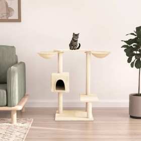 Katzenkratzbaum mit Kratzbäumen cremefarben 82 cm von vidaXL, Katzenmöbel - Ref: Foro24-171759, Preis: 42,68 €, Rabatt: %