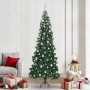 Árbol de Navidad Artificial de Esquina Verde 240 cm PVC y Metal