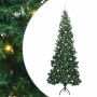 Árbol de Navidad Artificial de Esquina Verde 240 cm PVC y Metal