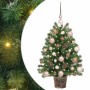 Árbol de Navidad artificial con 150 LED Verde 65 cm PE y PVC