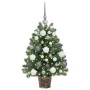 Árbol de Navidad artificial con 150 LED Verde 65 cm PE y PVC