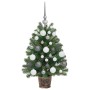 Árbol de Navidad artificial con 150 LED Verde 65 cm PE y PVC
