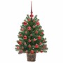 Árbol de Navidad artificial con 150 LED Verde 75 cm PE y PVC