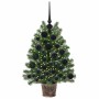 Árbol de Navidad artificial con 150 LED Verde 75 cm PE y PVC