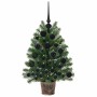 Árbol de Navidad artificial con 150 LED Verde 75 cm PE y PVC