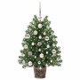Árbol de Navidad artificial con 150 LED Verde 75 cm PE y PVC