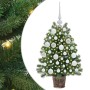 Árbol de Navidad artificial con 150 LED Verde 75 cm PE y PVC