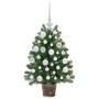 Árbol de Navidad artificial con 150 LED Verde 75 cm PE y PVC