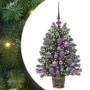 Árbol de Navidad artificial con 150 LED Verde 75 cm PE y PVC