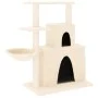 Cat scratching post with cream sisal posts 83 cm by vidaXL, Cat furniture - Ref: Foro24-171765, Price: 45,86 €, Discount: %