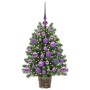 Árbol de Navidad artificial con 150 LED Verde 75 cm PE y PVC