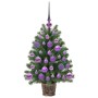 Árbol de Navidad artificial con 150 LED Verde 75 cm PE y PVC