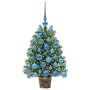 Árbol de Navidad artificial con 150 LED Verde 75 cm PE y PVC