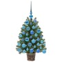 Árbol de Navidad artificial con 150 LED Verde 75 cm PE y PVC