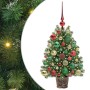 Árbol de Navidad artificial con 150 LED Verde 75 cm PE y PVC