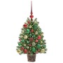 Árbol de Navidad artificial con 150 LED Verde 75 cm PE y PVC
