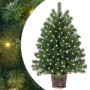 Árbol de Navidad artificial con 150 LED Verde 90 cm PE y PVC