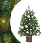 Árbol de Navidad artificial con 150 LED Verde 90 cm PE y PVC