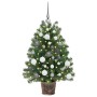 Árbol de Navidad artificial con 150 LED Verde 90 cm PE y PVC