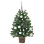 Árbol de Navidad artificial con 150 LED Verde 90 cm PE y PVC