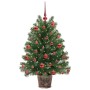 Árbol de Navidad artificial con 150 LED Verde 95 cm PE y PVC