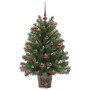 Árbol de Navidad artificial con 150 LED Verde 95 cm PE y PVC