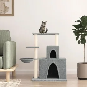 Cat scratching post with light gray sisal posts 83 cm by vidaXL, Cat furniture - Ref: Foro24-171766, Price: 47,30 €, Discount: %