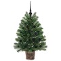 Árbol de Navidad artificial con 150 LED Verde 95 cm PE y PVC