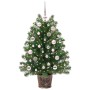 Árbol de Navidad artificial con 150 LED Verde 95 cm PE y PVC