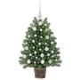 Árbol de Navidad artificial con 150 LED Verde 95 cm PE y PVC