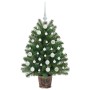 Árbol de Navidad artificial con 150 LED Verde 95 cm PE y PVC