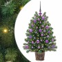 Árbol de Navidad artificial con 150 LED Verde 95 cm PE y PVC