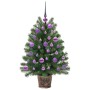 Árbol de Navidad artificial con 150 LED Verde 95 cm PE y PVC