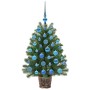 Árbol de Navidad artificial con 150 LED Verde 95 cm PE y PVC