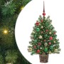 Árbol de Navidad artificial con 150 LED Verde 95 cm PE y PVC