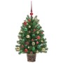 Árbol de Navidad artificial con 150 LED Verde 95 cm PE y PVC