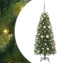 Árbol de Navidad artificial con 150 LED Verde 120 cm PE y PVC
