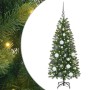 Árbol de Navidad artificial con 150 LED Verde 120 cm PE y PVC