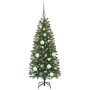 Árbol de Navidad artificial con 150 LED Verde 120 cm PE y PVC